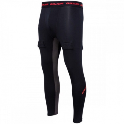 BAUER S19 ESSENTL COMP JOCK PANT YTH-BLK