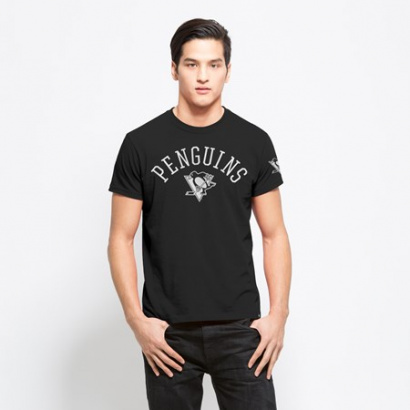 T-Shirt 47 HH015TSBDFR243106JK NHL PIT PEN BLACK