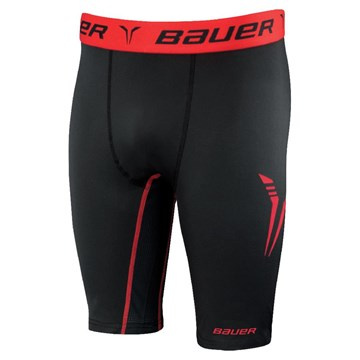 BAUER CORE COMPRESSION BL SHORT S-17 SR-BLK